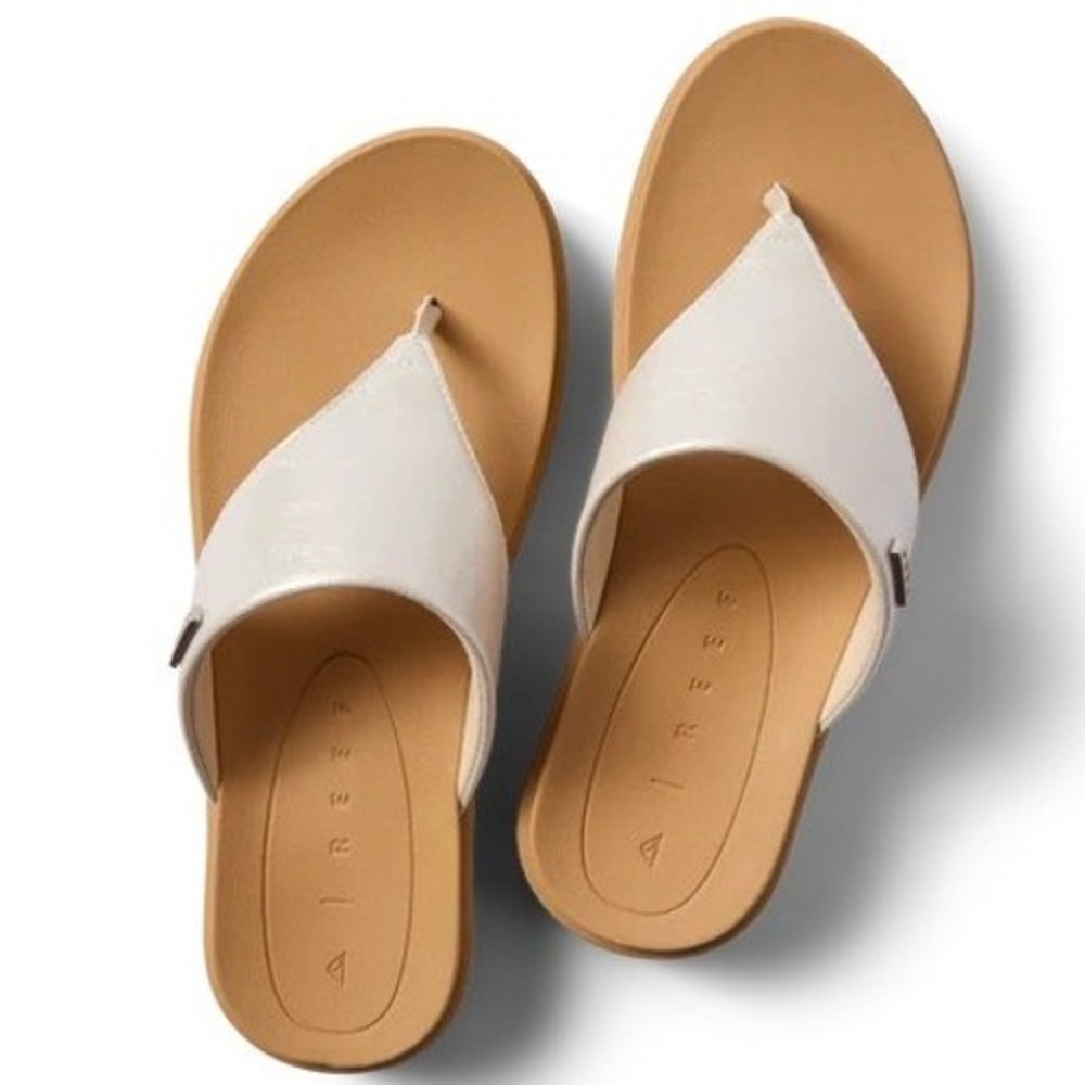 REEF Aura Serenity Women's 9 Arch Support Sandals Wedge Thongs Beachy Resortwear